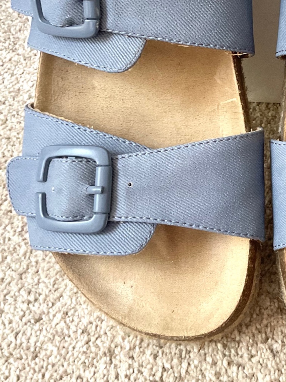 BLUE BJORNDAL KAI DOUBLE BUCKLE COMFORT ADJUSTABLE SANDAL SZ 9M - Picture 5 of 10